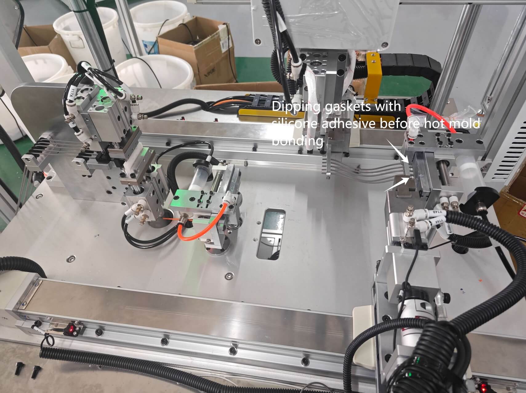 dipping gaskets with adhesive 