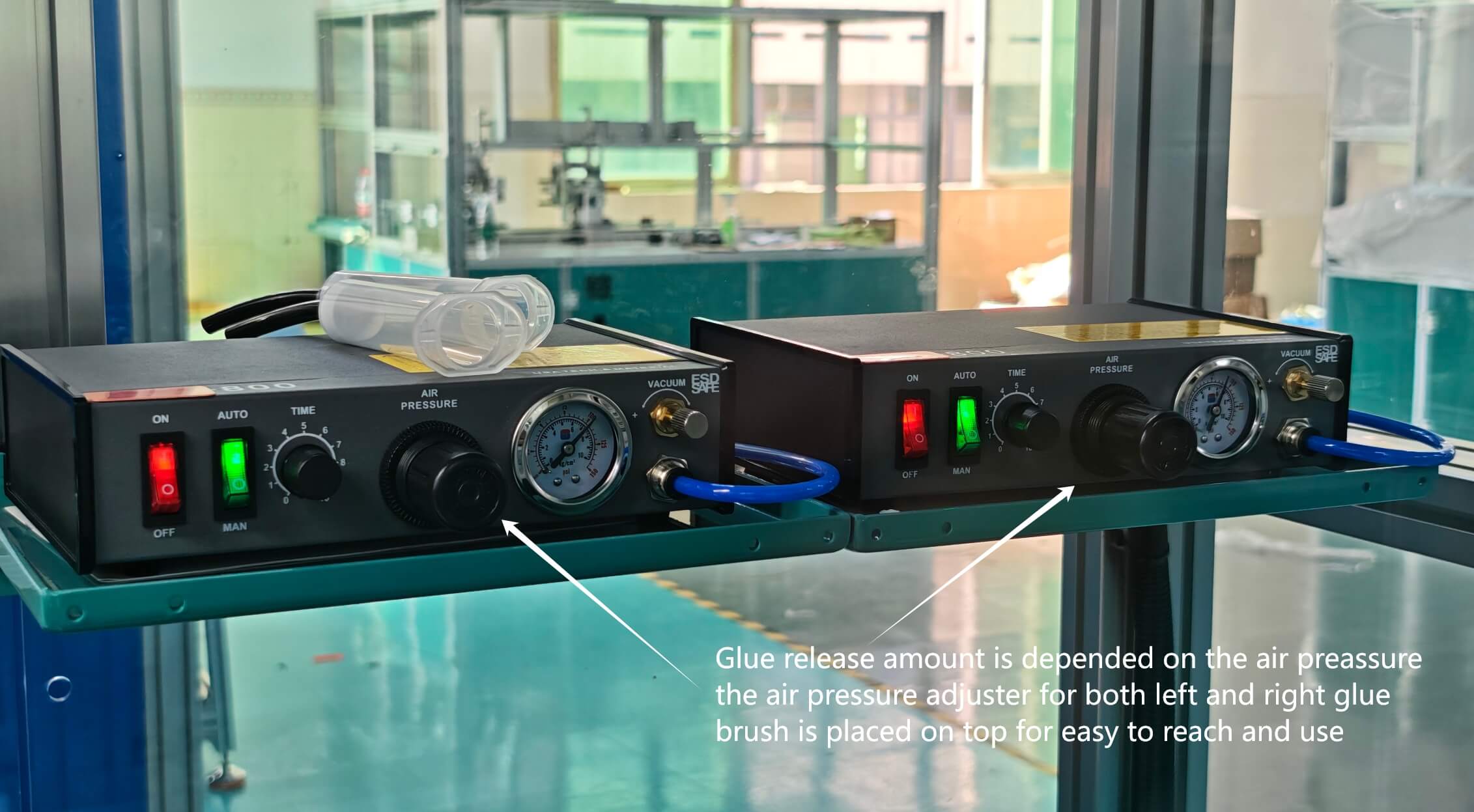 glue amount adjusting
