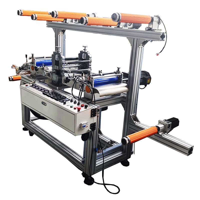 Self adhesive velcro rotary kiss &die cut&slitting lamination winding machine