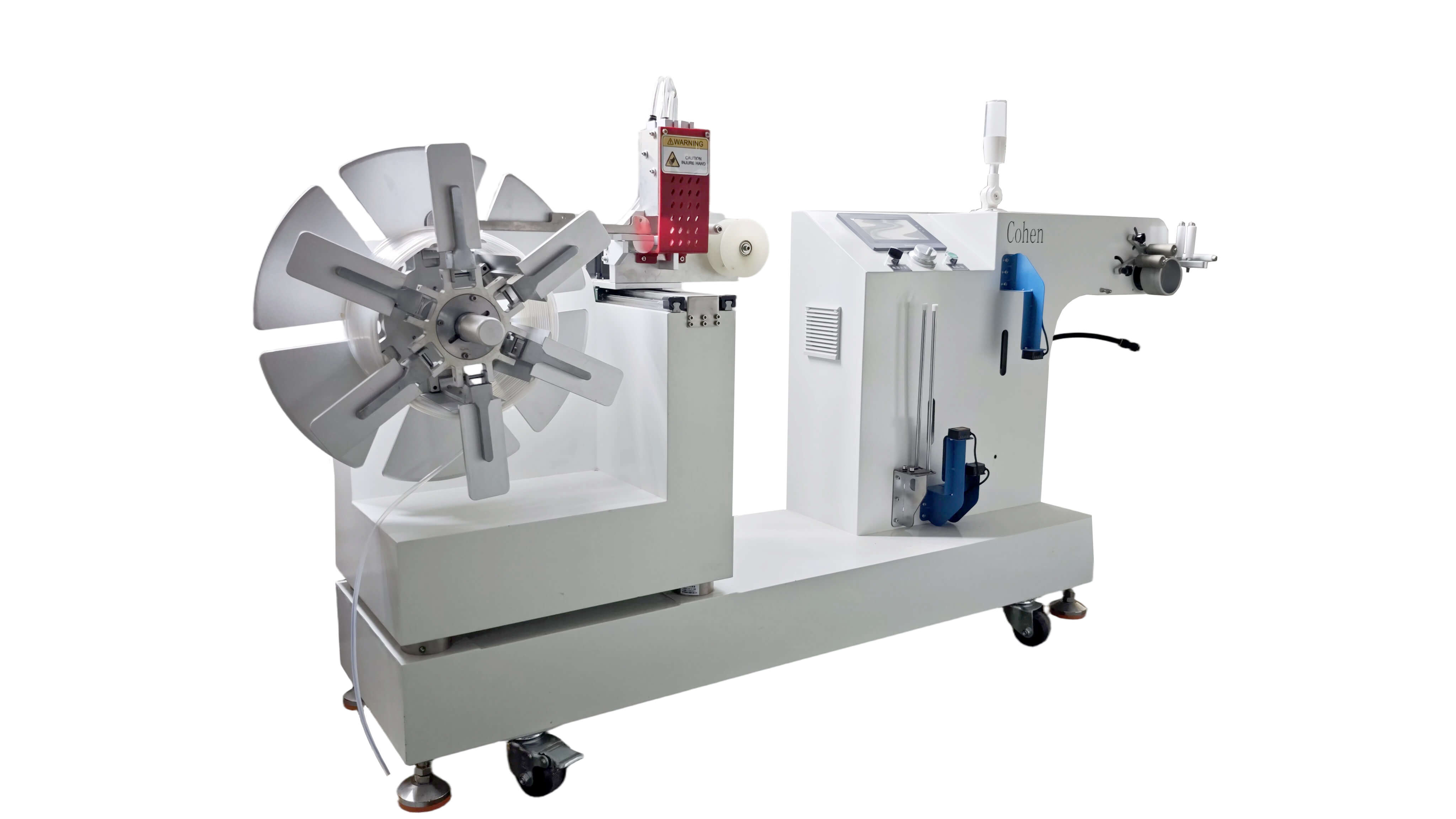 High-speed Silicone rube tube roll winding and ranking machine