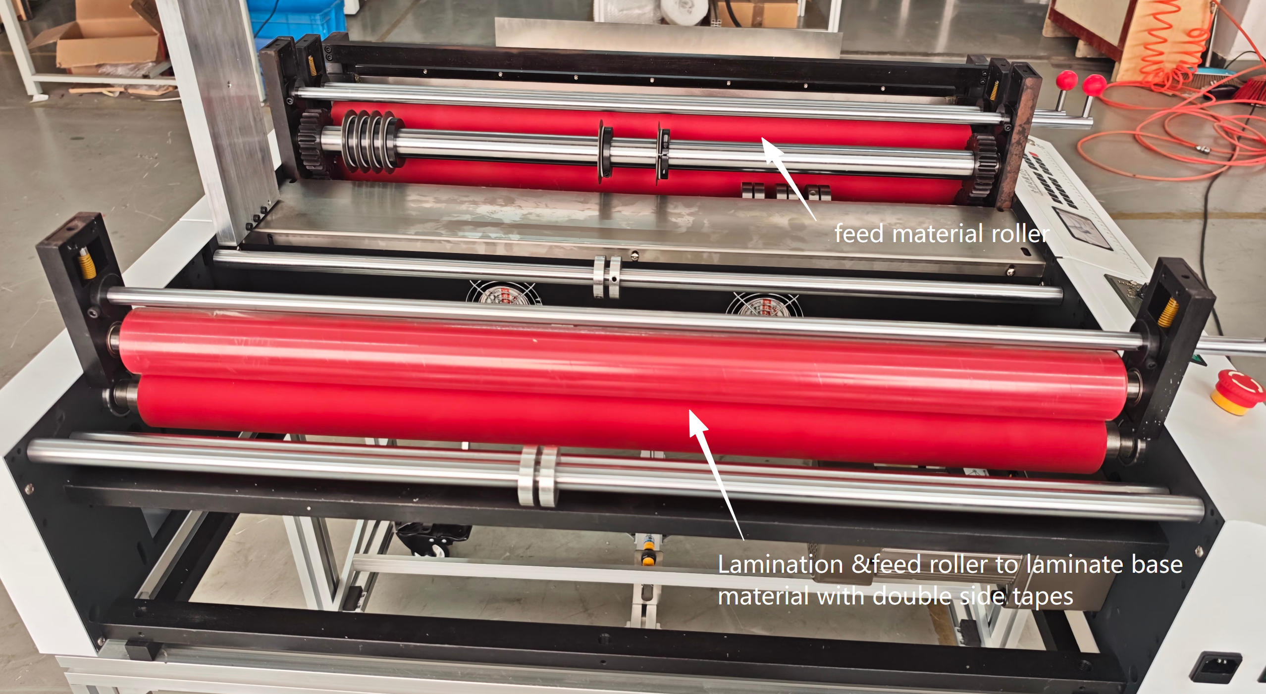 feed material roller