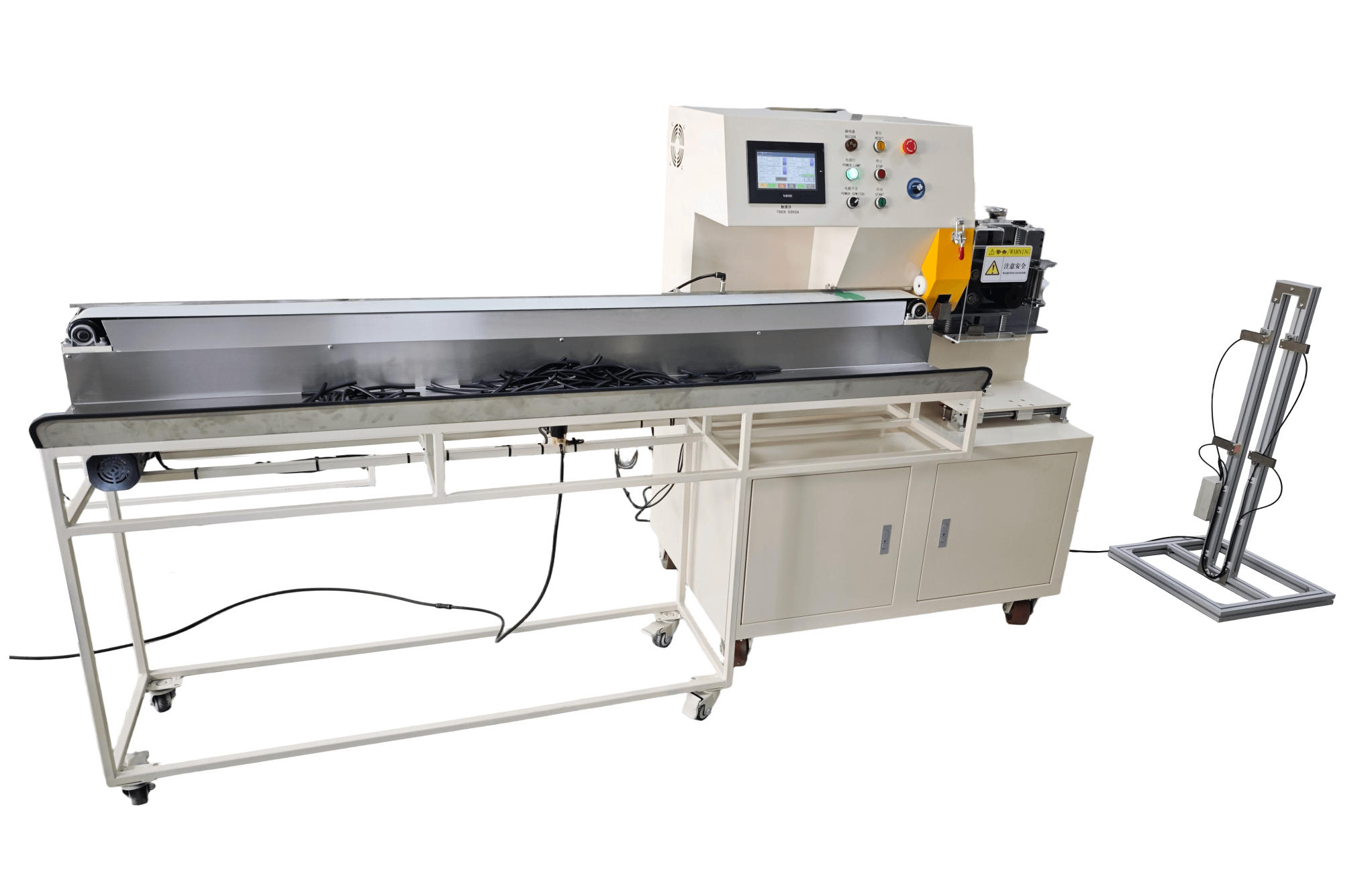 Fast silicone rubber tube profile precision cutting machine