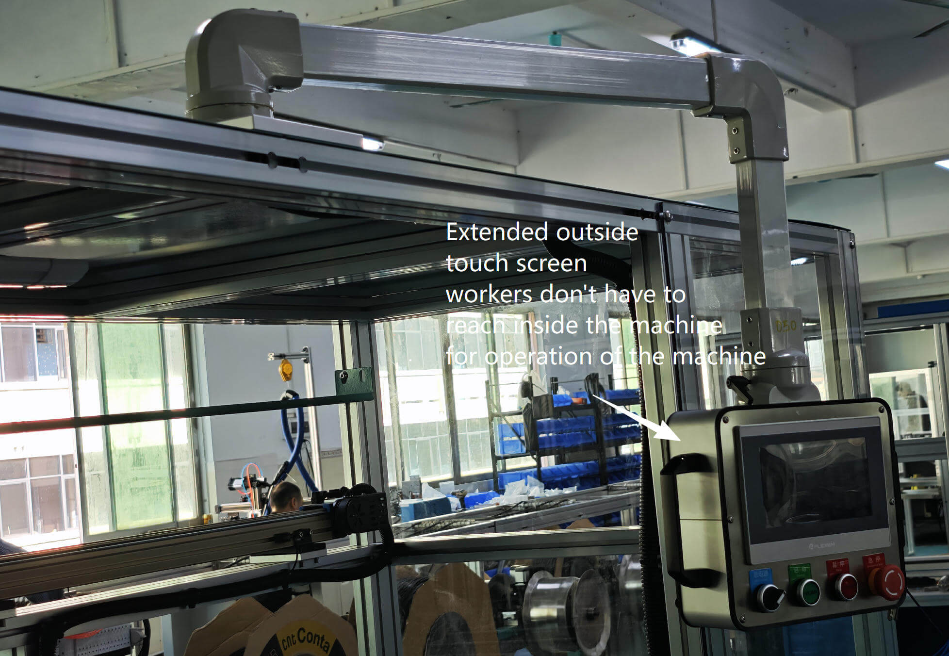 Outside PLC touch screen