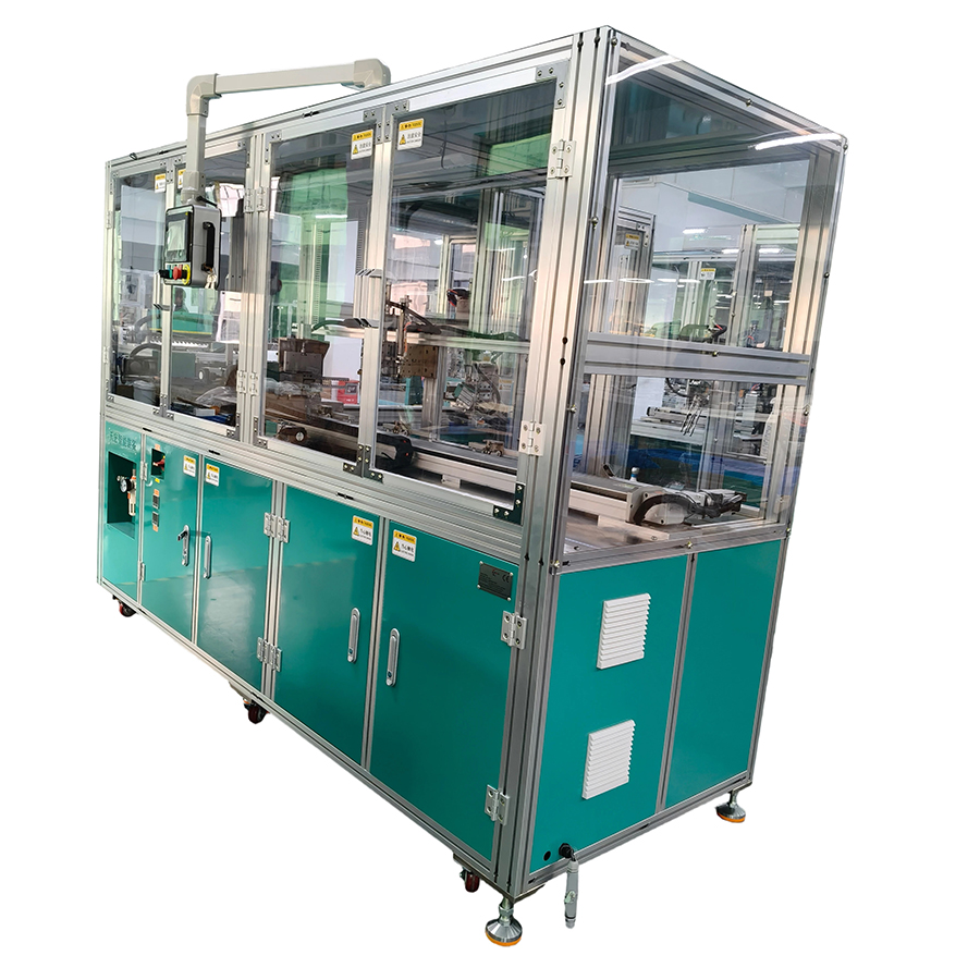 Rubber hose cutting and bonding machine