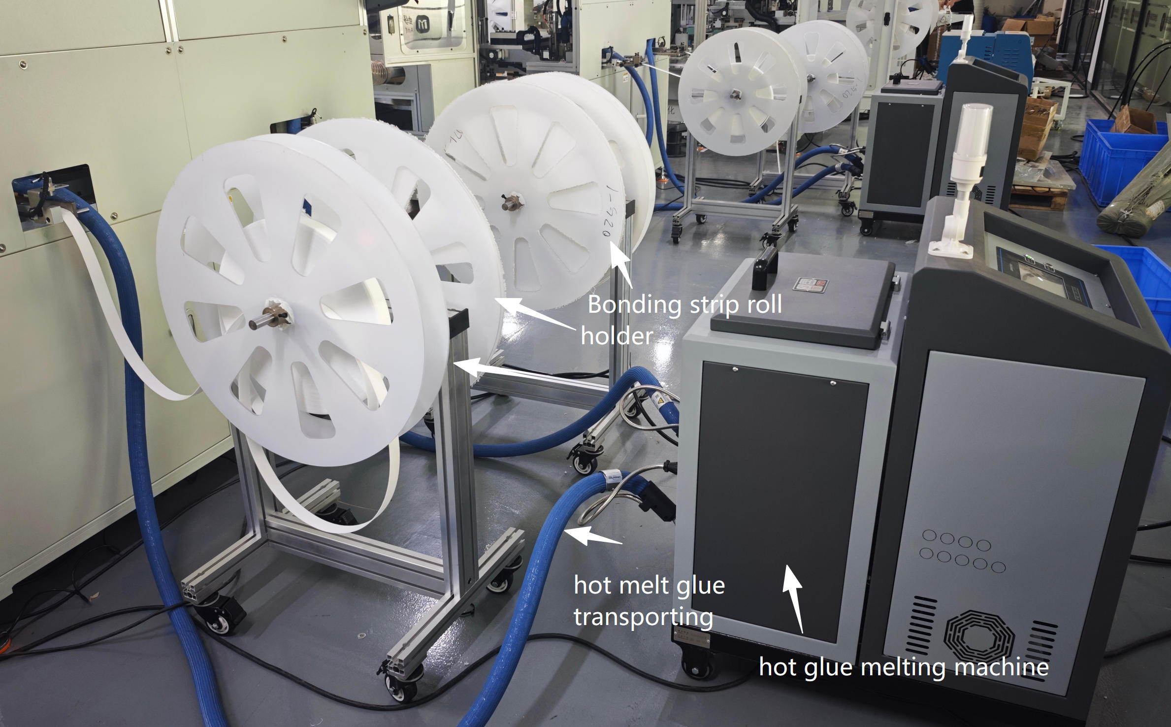 bonding strip holder