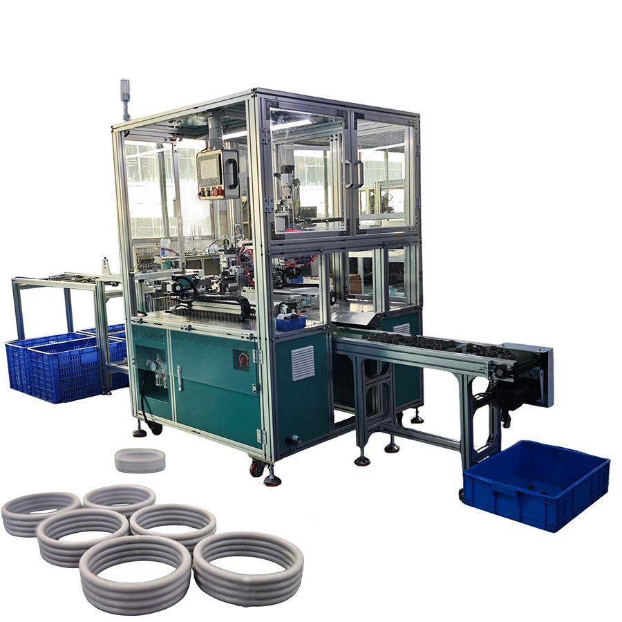  Small size silicone foam o ring gaskets fully automatic cutting and joining machine  ES-060-5