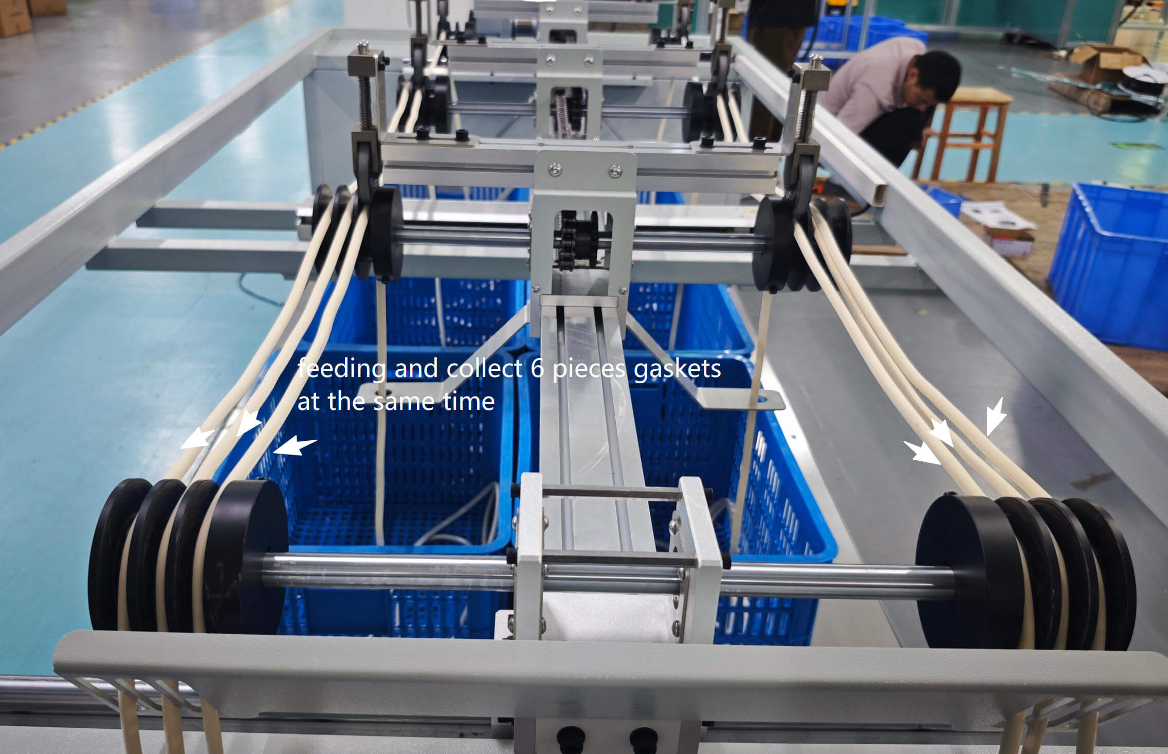 feeding and collect gaskets 