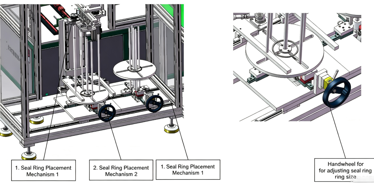 silicone o ring gaskets storing station 