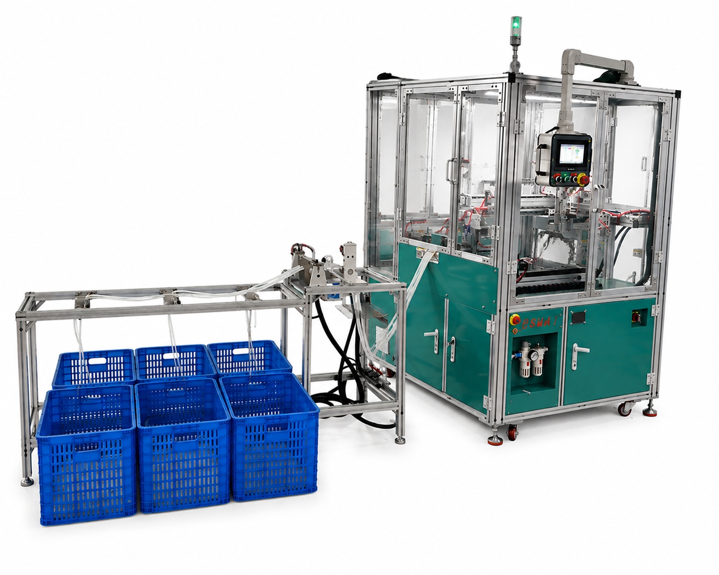 Medical Grade Silicone Cords O-Rings Full Automatic Cutting and Joining Machine with High Safety Standard