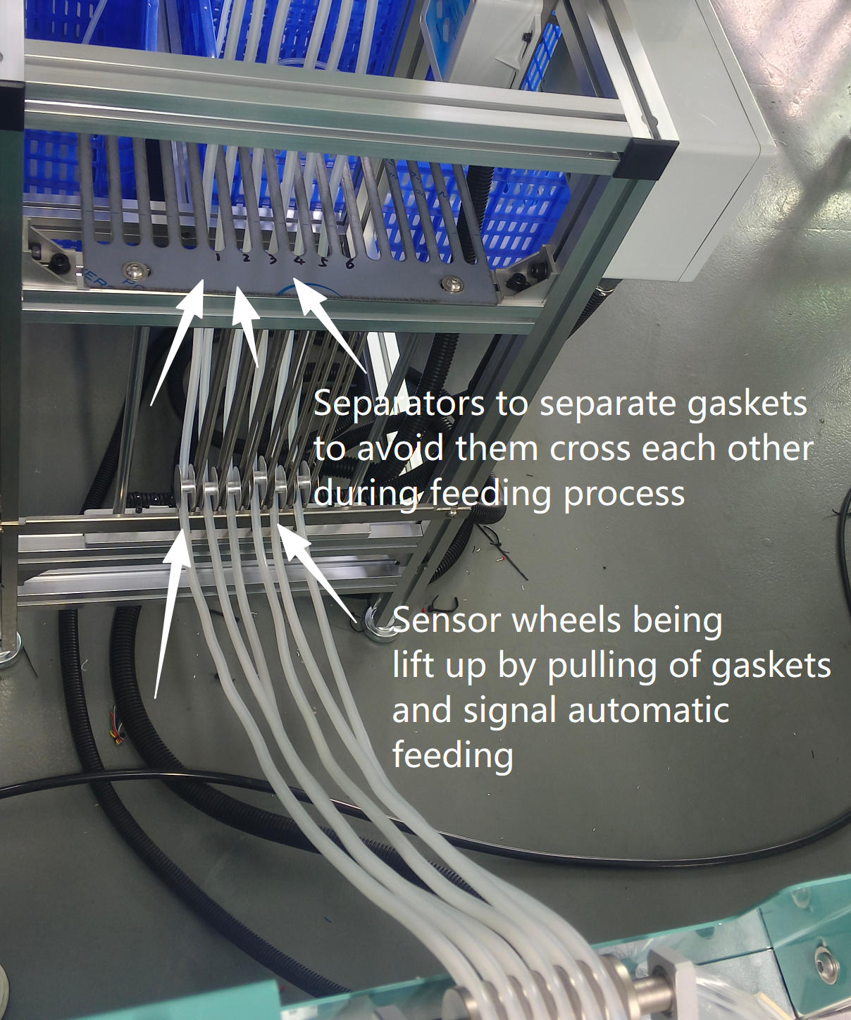 automatic cutting gaskets to length 