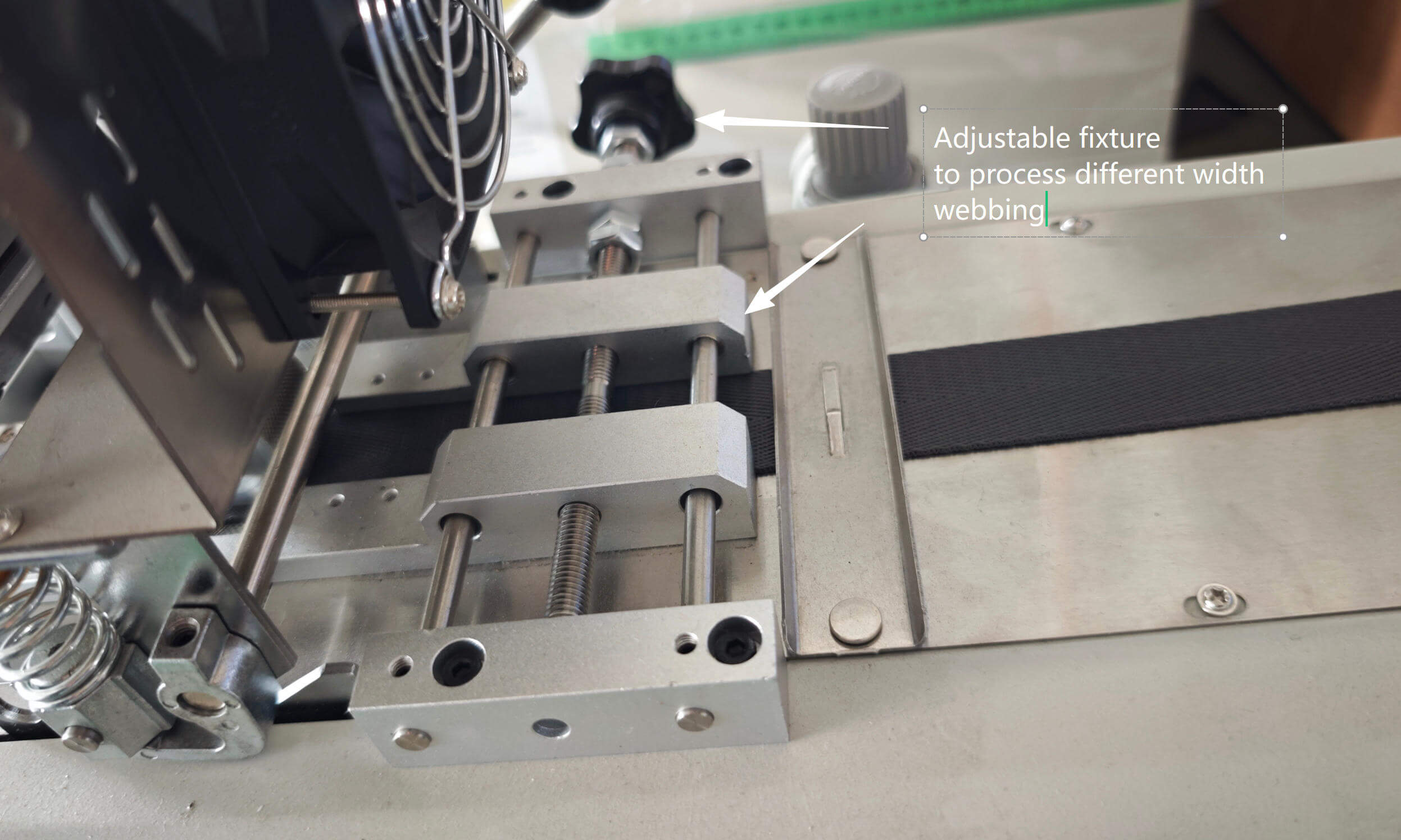 fixtures to hold webbing