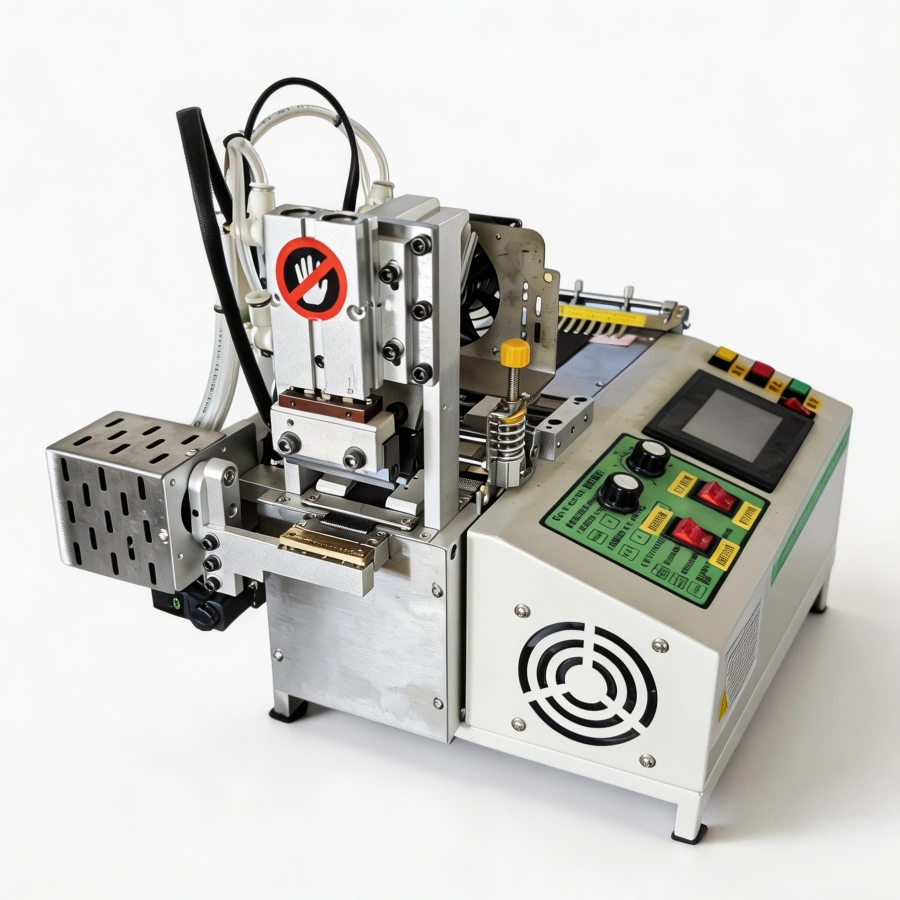Webbing Ends Folding and Cutting Machine | Webbing Cutting & Edge Sealing
