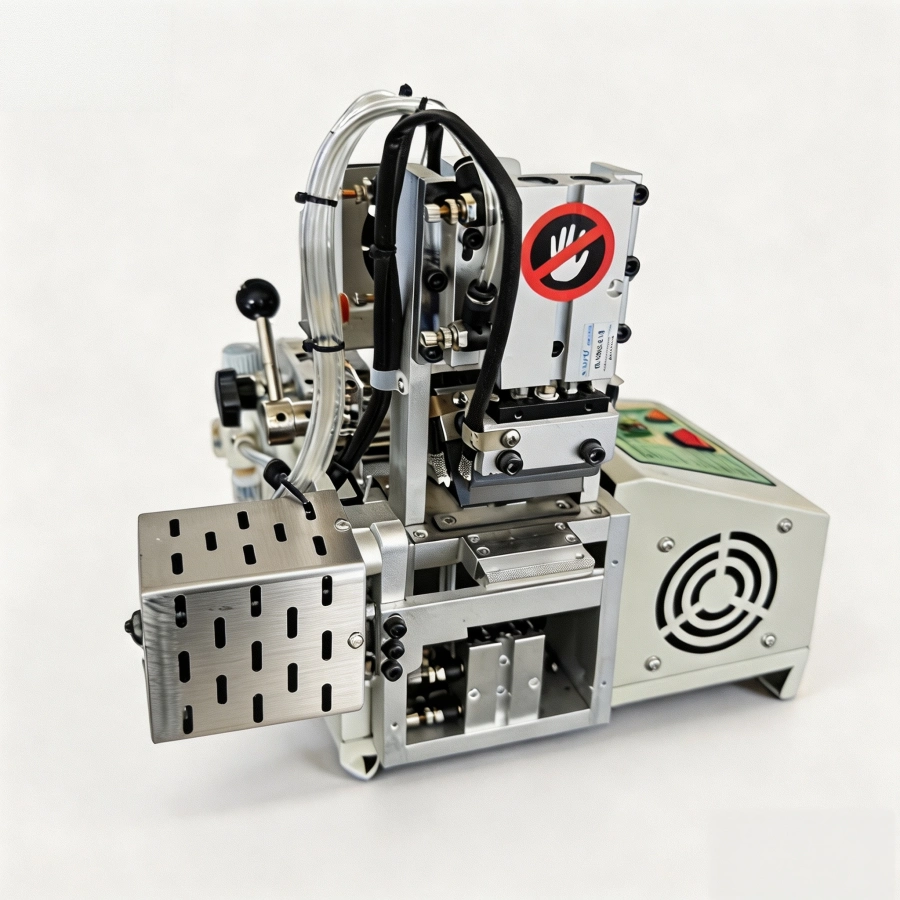 Webbing Ends Folding and Cutting Machine | Webbing Cutting & Edge Sealing