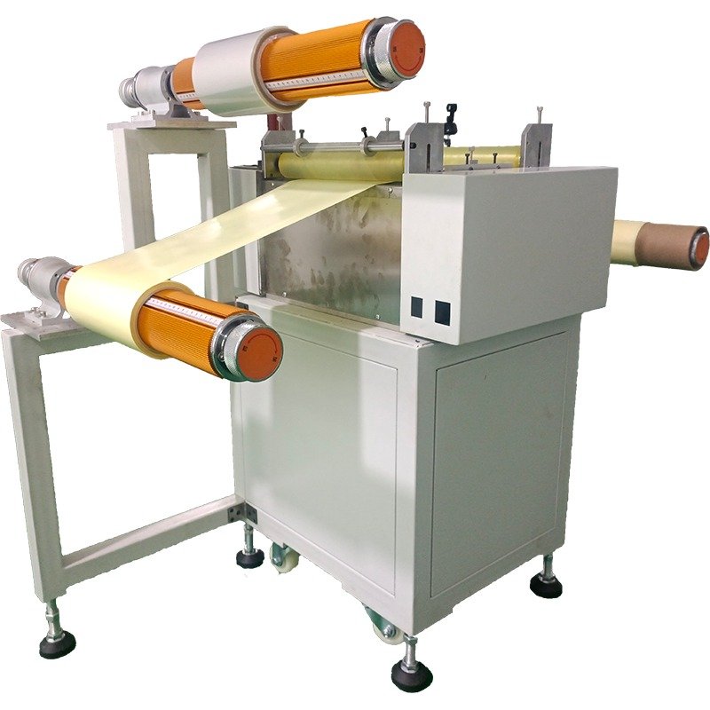 Velcro and double side tape laminating and coiling machine